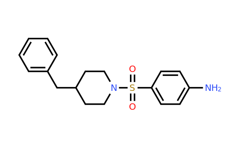 4-[[4-(Phenylmethyl)-1-piperidinyl]sulfonyl]benzenamine