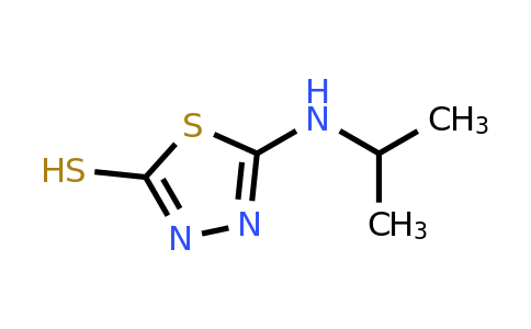 750608-54-9 | 5-[(propan-2-yl)amino]-1,3,4-thiadiazole-2-thiol