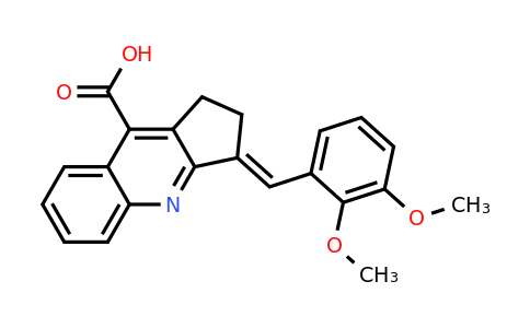 750617-49-3 | 3-[(2,3-dimethoxyphenyl)methylidene]-1H,2H,3H-cyclopenta[b]quinoline-9-carboxylic acid