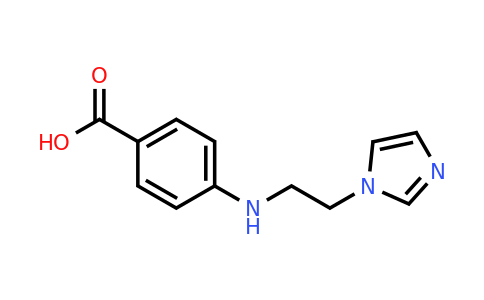 752934-22-8 | 4-{[2-(1h-imidazol-1-yl)ethyl]amino}benzoic acid