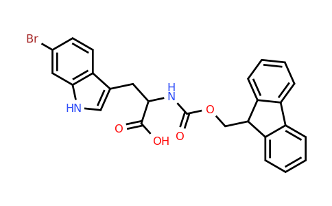 753504-16-4 | 2-((((9H-fluoren-9-yl)methoxy)carbonyl)amino)-3-(6-bromo-1H-indol-3-yl)propanoic acid