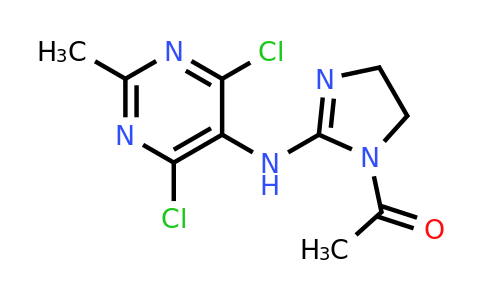 75438-54-9 | 1-(2-((4,6-Dichloro-2-methylpyrimidin-5-yl)amino)-4,5-dihydro-1H-imidazol-1-yl)ethan-1-one