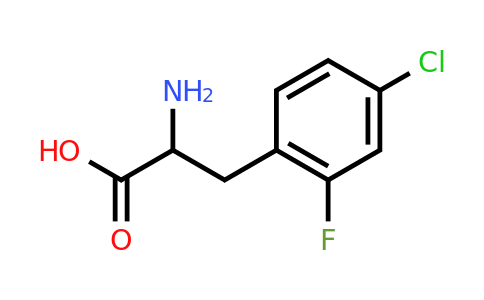 2-Amino-3-(4-chloro-2-fluorophenyl)propanoic acid