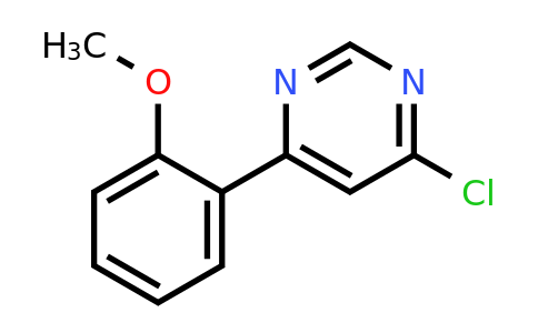 75634-03-6 | 4-Chloro-6-(2-methoxyphenyl)pyrimidine
