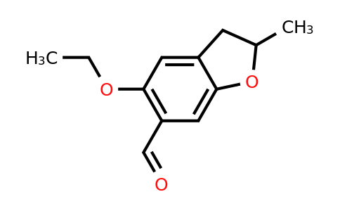 757220-25-0 | 5-Ethoxy-2-methyl-2,3-dihydro-1-benzofuran-6-carbaldehyde