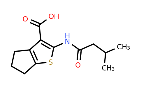 757220-73-8 | 2-(3-Methylbutanamido)-5,6-dihydro-4h-cyclopenta[b]thiophene-3-carboxylic acid