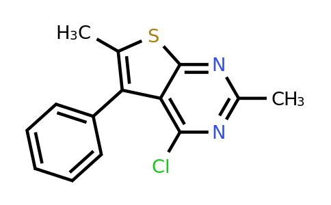 757221-58-2 | 4-Chloro-2,6-dimethyl-5-phenylthieno[2,3-d]pyrimidine