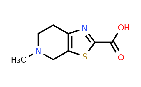 758685-72-2 | 5-Methyl-4,5,6,7-tetrahydrothiazolo[5,4-c]pyridine-2-carboxylic acid