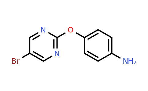 76660-37-2 | 4-((5-Bromopyrimidin-2-yl)oxy)aniline