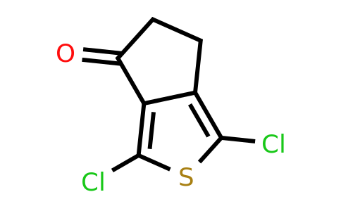 7687-79-8 | 1,3-Dichloro-5,6-dihydro-4H-cyclopenta[c]thiophen-4-one