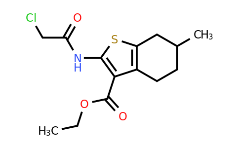 76981-87-8 | Ethyl 2-(2-chloroacetamido)-6-methyl-4,5,6,7-tetrahydrobenzo[b]thiophene-3-carboxylate