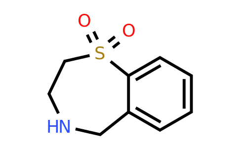 769858-09-5 | 2,3,4,5-Tetrahydrobenzo[f][1,4]thiazepine 1,1-dioxide