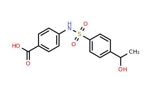 4-[4-(1-hydroxyethyl)benzenesulfonamido]benzoic acid