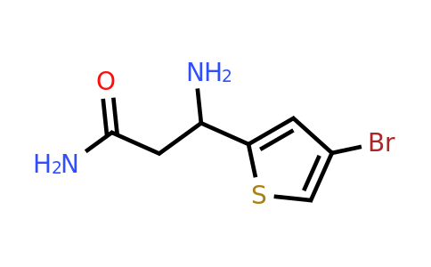 771528-81-5 | 3-Amino-3-(4-bromothiophen-2-yl)propanamide