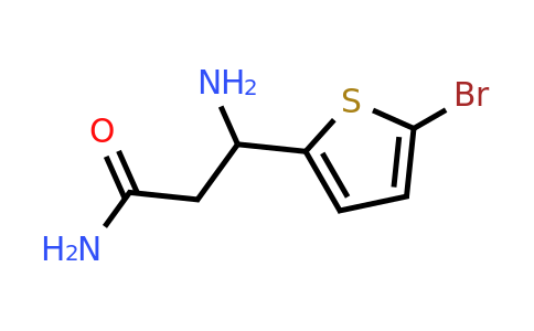 771528-82-6 | 3-Amino-3-(5-bromothiophen-2-yl)propanamide