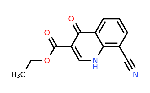 Ethyl 8-cyano-4-oxo-1,4-dihydroquinoline-3-carboxylate