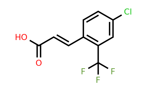 (E)-3-(4-Chloro-2-(trifluoromethyl)phenyl)acrylic acid