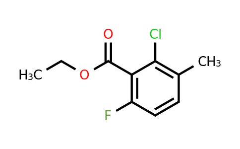 773135-50-5 | Ethyl 2-chloro-6-fluoro-3-methylbenzoate