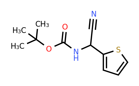 774225-49-9 | tert-Butyl n-[cyano(thiophen-2-yl)methyl]carbamate