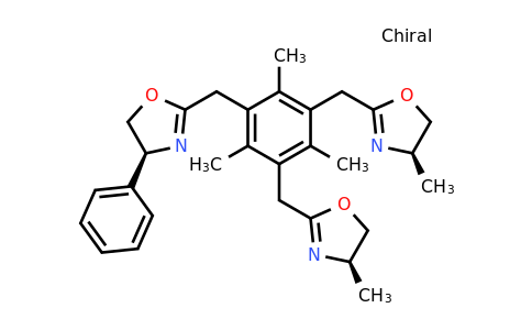 774577-28-5 | Oxazole, 2,2′-[[5-[[(4S)-4,5-dihydro-4-phenyl-2-oxazolyl]methyl]-2,4,6-trimethyl-1,3-phenylene]bis(methylene)]bis[4,5-dihydro-4-methyl-, (4R,4′R)-