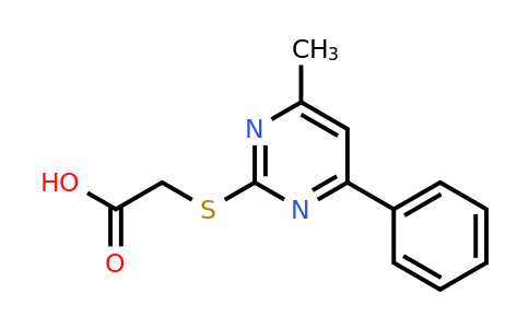 77517-13-6 | 2-((4-Methyl-6-phenylpyrimidin-2-yl)thio)acetic acid