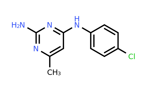 7752-45-6 | n4-(4-Chlorophenyl)-6-methylpyrimidine-2,4-diamine