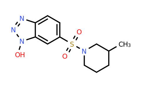 775314-77-7 | 6-[(3-methylpiperidin-1-yl)sulfonyl]-1h-1,2,3-benzotriazol-1-ol
