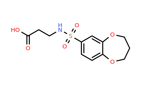 775314-99-3 | 3-(3,4-Dihydro-2h-1,5-benzodioxepine-7-sulfonamido)propanoic acid