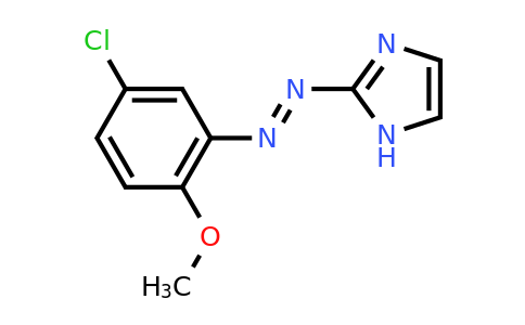(E)-2-((5-chloro-2-methoxyphenyl)diazenyl)-1H-imidazole