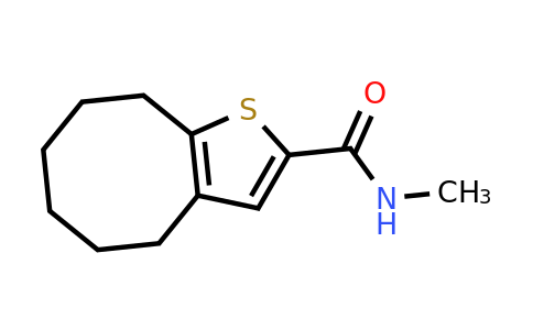 777873-11-7 | n-Methyl-4,5,6,7,8,9-hexahydrocycloocta[b]thiophene-2-carboxamide