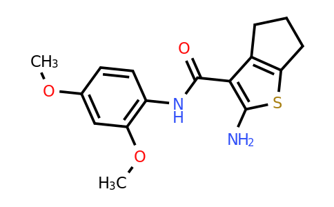 777878-99-6 | 2-Amino-N-(2,4-dimethoxyphenyl)-5,6-dihydro-4H-cyclopenta[b]thiophene-3-carboxamide