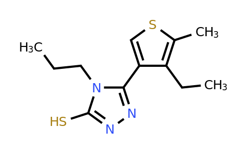 777879-24-0 | 5-(4-Ethyl-5-methylthiophen-3-yl)-4-propyl-4H-1,2,4-triazole-3-thiol
