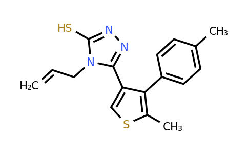 777879-45-5 | 4-Allyl-5-(5-methyl-4-(p-tolyl)thiophen-3-yl)-4H-1,2,4-triazole-3-thiol