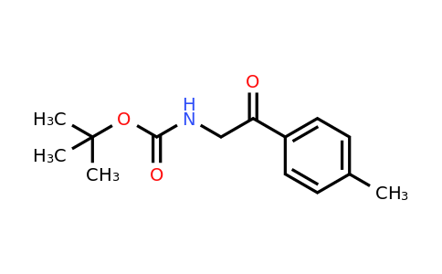 778617-65-5 | tert-Butyl N-[2-(4-methylphenyl)-2-oxoethyl]carbamate