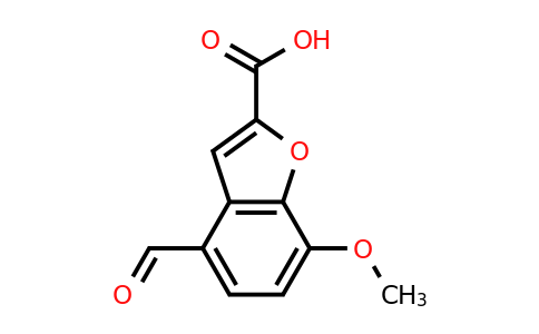 4-Formyl-7-methoxy-1-benzofuran-2-carboxylic acid