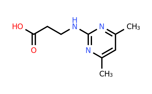 781654-86-2 | 3-((4,6-Dimethylpyrimidin-2-yl)amino)propanoic acid