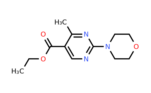 78318-44-2 | Ethyl 4-methyl-2-morpholinopyrimidine-5-carboxylate