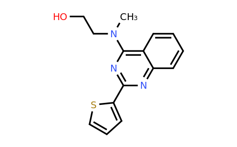 783317-42-0 | 2-{methyl[2-(thiophen-2-yl)quinazolin-4-yl]amino}ethan-1-ol