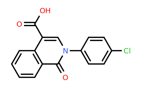 2-(4-Chlorophenyl)-1-oxo-1,2-dihydroisoquinoline-4-carboxylic acid