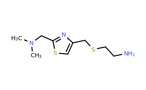 78441-62-0 | 2-(((2-((Dimethylamino)methyl)thiazol-4-yl)methyl)thio)ethanamine