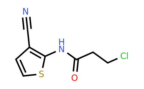 785792-26-9 | 3-Chloro-n-(3-cyanothiophen-2-yl)propanamide