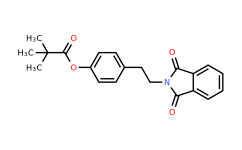 785849-99-2 | 4-(2-(1,3-Dioxoisoindolin-2-yl)ethyl)phenyl pivalate