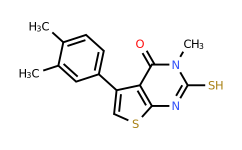 786728-91-4 | 5-(3,4-Dimethylphenyl)-3-methyl-2-sulfanyl-3h,4h-thieno[2,3-d]pyrimidin-4-one