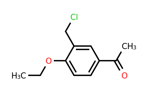 1-[3-(chloromethyl)-4-ethoxyphenyl]ethan-1-one