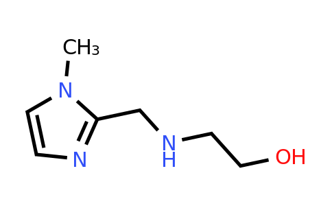 790183-94-7 | 2-(((1-Methyl-1H-imidazol-2-yl)methyl)amino)ethan-1-ol