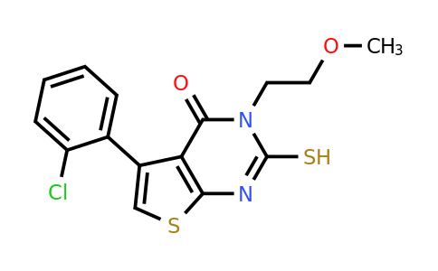 790232-29-0 | 5-(2-Chlorophenyl)-3-(2-methoxyethyl)-2-sulfanyl-3h,4h-thieno[2,3-d]pyrimidin-4-one