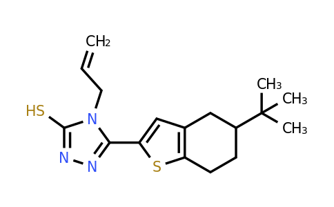 790232-35-8 | 4-Allyl-5-(5-(tert-butyl)-4,5,6,7-tetrahydrobenzo[b]thiophen-2-yl)-4h-1,2,4-triazole-3-thiol