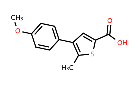 790263-77-3 | 4-(4-Methoxyphenyl)-5-methylthiophene-2-carboxylic acid