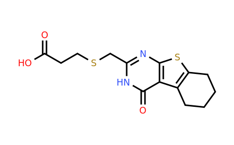 790271-09-9 | 3-[[(1,4,5,6,7,8-Hexahydro-4-oxo[1]benzothieno[2,3-d]pyrimidin-2-yl)methyl]thio]propanoic acid