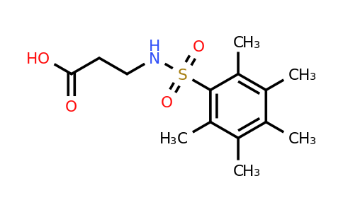 3-Pentamethylbenzenesulfonamidopropanoic acid